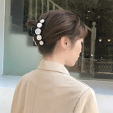 Korean Girl's Sweet Streamer Round Piece Hairpin Fashion Hair Accessories European and American Temperament Hairpin For Woman daiiibabyyy
