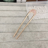 Daiiibabyyy  New U Shape Hair Clips Bobby Pins for Women Girls Bride Hair Styling Accessories Black Hairpins Metal Barrettes Bun Maker daiiibabyyy