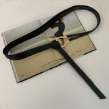 Fashion Leather Women Belt High Quality Designer Metal Buckle Waist Strap All-match Lady Dress Coat Sweater Decorative Waistband daiiibabyyy
