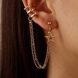 Long Tassel Drop Butterfly Heart Earrings Silver Gold Color 2022 Fashion Hanging Women Earrings Summer Jewelry Girls Party Gift daiiibabyyy