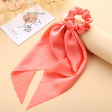 17KM Vintage Black Velvet Bow Elastic Hair Bands For Women Girls Hair Ribbon Scrunchies Hair Tie Headwear Hair Accessories daiiibabyyy