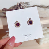 Stud Earrings for Women 2022 New Retro Crystal Pearl Round Earrings Without Ear Hole Clip Jewelry Accessories Wholesale