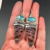 Elegant and Unique Silver Color Women Earrings Cone Inlaid Stone Metal Drop Earrings Wedding Engagement Fashion Jewelry daiiibabyyy