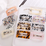 Fashion Acetate Geometric Hair Clips for Women Girl Headband Sweet Hairpins Large Size Hairclip Long Barrettes Hair Accessories daiiibabyyy