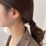 Drop Earrings for Women Exquisite Geometric Simple Annular Metal Women Earrings Fashion Jewelry Accessories Wholesale daiiibabyyy
