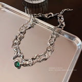 Cool Style Girl Titanium Steel Necklace For Women Design Sense Hip-Hop Personality Clavicle Chain Senior Sweater Chain Jewelry daiiibabyyy