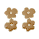 Fashion Drip Oil Double Layer Flowers Stud Earrings For Women Girls Metal Statement Earrings 2022 Trend New Jewelry Wholesale daiiibabyyy