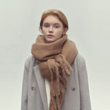 230X45CM Comes with A Warm Atmosphere Scarves Winter Solid Color Cashmere Natural Scarves Women Soft Waxy Warm Long Scarves daiiibabyyy