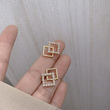 2021 New Temperament Fashion Earrings For Women Luxurious Simulation Pearl Retro Ins Earrings Exquisite Trend Jewelry Gift Party daiiibabyyy