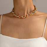 Lost Lady New Style Fashion Chain Rice Beads Ladies Necklace With The Same Paragraph Birthday Gift Necklace Jewelry Wholesale daiiibabyyy