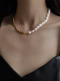 Vintage baroque irregular pearl pendant 2022 new trend, Japanese and Korean fashion women's necklace party jewelry gifts