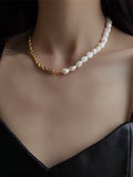 Vintage baroque irregular pearl pendant 2022 new trend, Japanese and Korean fashion women's necklace party jewelry gifts daiiibabyyy