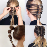 Lystrfac New PU Hair Ribbon for Women Girls Ponytail Holder Head Rope Female Hair Tie Decorate Hairband Fashion Hair Accessories daiiibabyyy
