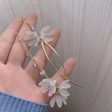 Alloy Earrings for Women Fashion Long retro Tassel Jewelry Pearl Earrings Jewelry accessories Wholesale daiiibabyyy