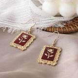 2022 new fashion retro flower series earrings jewelry, creative lovely woman foe earrings Korea jewelry wholesale party gifts daiiibabyyy