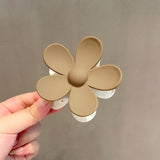 Sweet Sunflower Shark Clip Creative Hair Accessories Charm Contrast Flower Hair Clips Crab Chic Headdress Lady Hair Styling Tool daiiibabyyy