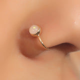 1Pc Crystal Triangle Fake Nose Ring Non Piercing Clip On Nose Ring Indian Style Nose Cuff Fake Piercing Septum Nariz Gem Jewelry daiiibabyyy