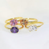Daiiibabyyy Wedding Engagement Rings For Women Jewellry For Female Gold Color Ring With Stone Women' Ring Dating Jewelry Wholesale R865