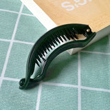 Elegant Banana Shape Hair Clips Sweet Candy Colors Hair Claw Women Girls Ponytail Holder Hairpins Fashion Hair Accessories daiiibabyyy