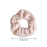 Solid Large Intestine Hair Ring Plush Hair Ring Ladies Lovely Faux Fur Scrunchies Rubber Bands Female Fashion Hair Accessories daiiibabyyy
