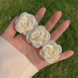 Korean Style Camellia Hairpin Summer Super Fairy Flower Back Head Clip High-quality Korean Style Feminine Hair Accessories daiiibabyyy