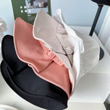 Daiiibabyyy New Spring Satin Advanced Sense Solid Street Lady Sun Cap Men Women Leisure Hat