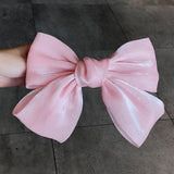 2022 New Arrival Big Bows Elastic Hair Bands Women Girls Headband Fashion Korean Hair Clip Sweet Pretty Back Hair Accessories daiiibabyyy
