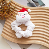 Flannel Large Intestine Hair Tie Creative Cartoon Hair Ring Christmas Ponytail Holders Christmas Velvet Women Hair Accessories daiiibabyyy