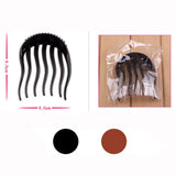 2022 Fashion Women Hair Styling Clip Fluffy Plastic Stick Bun Maker Braid Tool Ponytail Holder Hairpins Hair Accessories daiiibabyyy