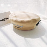 Elegant Female Beret Hat Casual Streetwear 90s Girls Beret Cap Female French Beret Cap Women Embroidery letters Painter hats daiiibabyyy