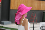 Sun Hats With Face Neck Protection For Women Sombreros Mujer Verano Wide Brim Summer Visor Caps Anti-UV Chapeu Feminino outdoor daiiibabyyy