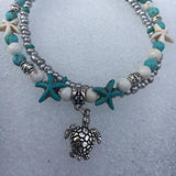 Summer Vintage Shell Beads Starfish Anklets For Womenen Kelbandje Anklet Leg Bracelet Bohemian Beach Jewelry Sandals Gift