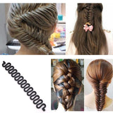 Daiiibabyyy Women Hair Accessories Magic Hair Bun Maker Hairstyle Braiders Styling Tools Girls Hair Accessories Ponytail DIY Braiding Tools
