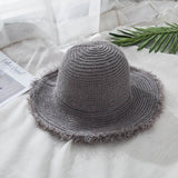 Summer Boater Hats For Women Straw Sun Hat Lady Girls Lace Panma Beach Hat Floppy Female Travel Folding Chapeu daiiibabyyy