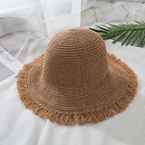Summer Boater Hats For Women Straw Sun Hat Lady Girls Lace Panma Beach Hat Floppy Female Travel Folding Chapeu daiiibabyyy