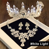 Baroque King Princess Bridal Wedding Crown Bride Big Crystal Gold Tiaras and Crowns Birthday Pageant Quinceanera Crowns daiiibabyyy