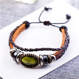 Wholesale Punk Leather Bracelets for Women Men Jewelry pulseira masculina pulseira feminina erkek bileklik bracelet men femme daiiibabyyy