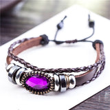 Wholesale Punk Leather Bracelets for Women Men Jewelry pulseira masculina pulseira feminina erkek bileklik bracelet men femme daiiibabyyy