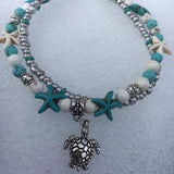 Summer Vintage Shell Beads Starfish Anklets For Womenen Kelbandje Anklet Leg Bracelet Bohemian Beach Jewelry Sandals Gift