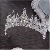 Baroque King Princess Bridal Wedding Crown Bride Big Crystal Gold Tiaras and Crowns Birthday Pageant Quinceanera Crowns daiiibabyyy