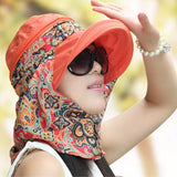 Free shipping  summer hats for women chapeu feminino new fashion visors cap sun collapsible anti-uv hat 9 colors outdoor daiiibabyyy