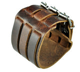 Genuine Leather Bracelet for Men women Jewelry bijoux Wristband Leather Wide Bracelets Rock Punk Men Woman Leather Bracelet daiiibabyyy