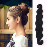 Daiiibabyyy Women Hair Accessories Magic Hair Bun Maker Hairstyle Braiders Styling Tools Girls Hair Accessories Ponytail DIY Braiding Tools