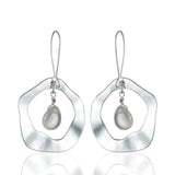 Beautiful Silver Color Women Earrings Vintage Jewelry Wholesale Dangle Pendientes brincos New Arrival Goth Earrings for Women daiiibabyyy