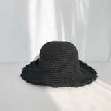 Warm Winter Bucket Hat Panama Women Vintage Handmade Kitted Hat Cap Female Hip Hop Cap Bob Fisherman Chapeau Femme daiiibabyyy