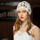 Women Flowers Lace Beanie Cap Female Spring Summer Korean Sweet Lovely Skullies Hat Girl Leisure All-match Beanies Hats H6768 daiiibabyyy