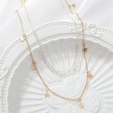 Vintage Multilayer Pendant  Butterfly Necklace for Women Moon  Charm Choker Pendant Necklaces Boho Fashion Jewelry Gift daiiibabyyy