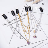 Daiiibabyyy New Chain Hairpins for Women Shell Pearl Butterfly Tiara Tassel Hair Clips Barrettes Braided Headband Ponytail Hair Accessories