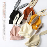 Rabbit Ears Beanies Hats For Women Winter Skullies Knitted Hats Warm Caps Girls Casual Warm Hat Gorros daiiibabyyy