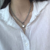 Gothic Butterfly Pendant Necklace for Women Choker Aesthetic Grunge Chain accessories IGIRL Indie Collar Jewelry Friends Gift daiiibabyyy